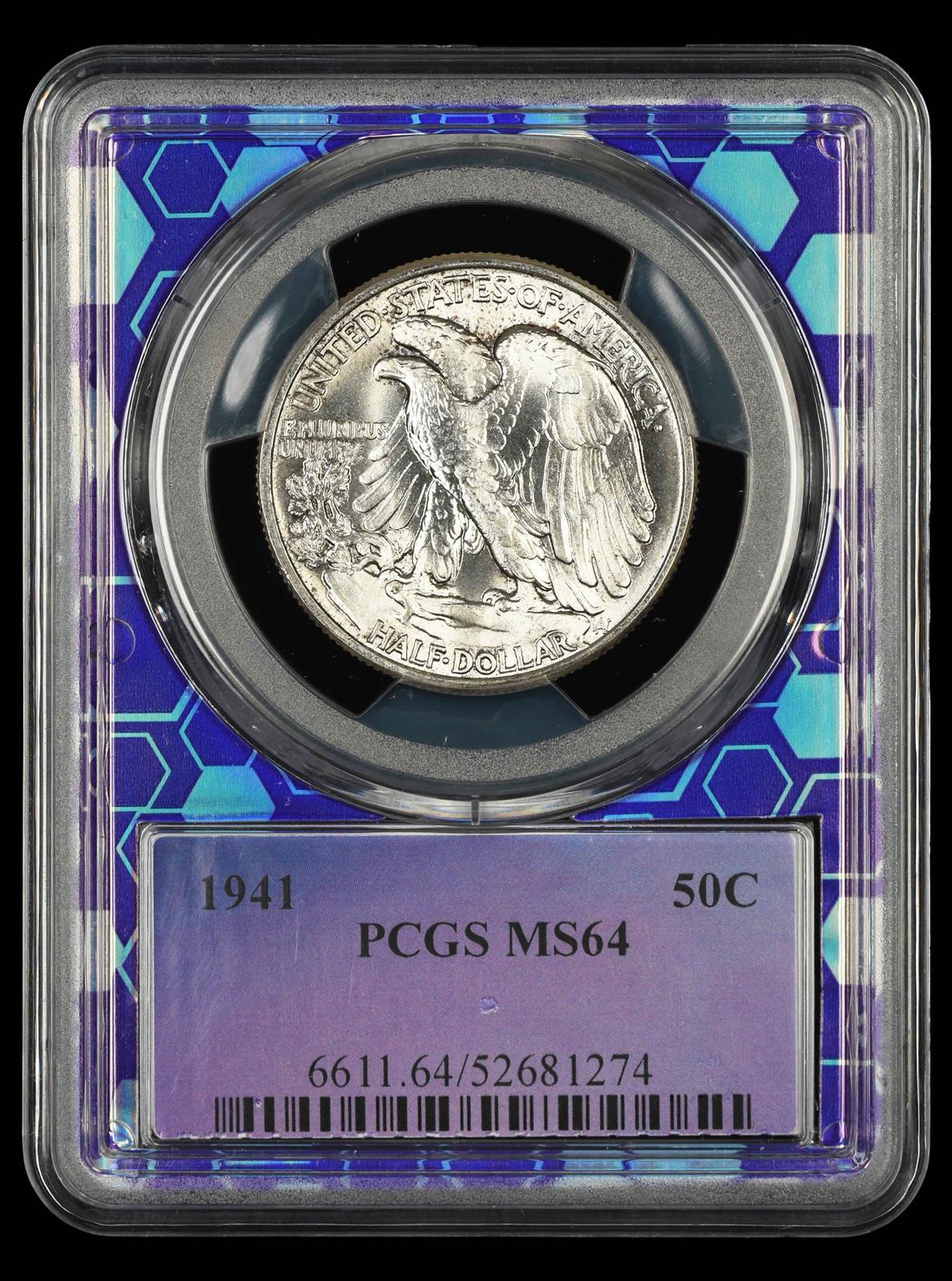 1941 50C PCGS MS 64