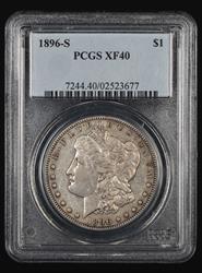 1896-S $1 PCGS XF-40