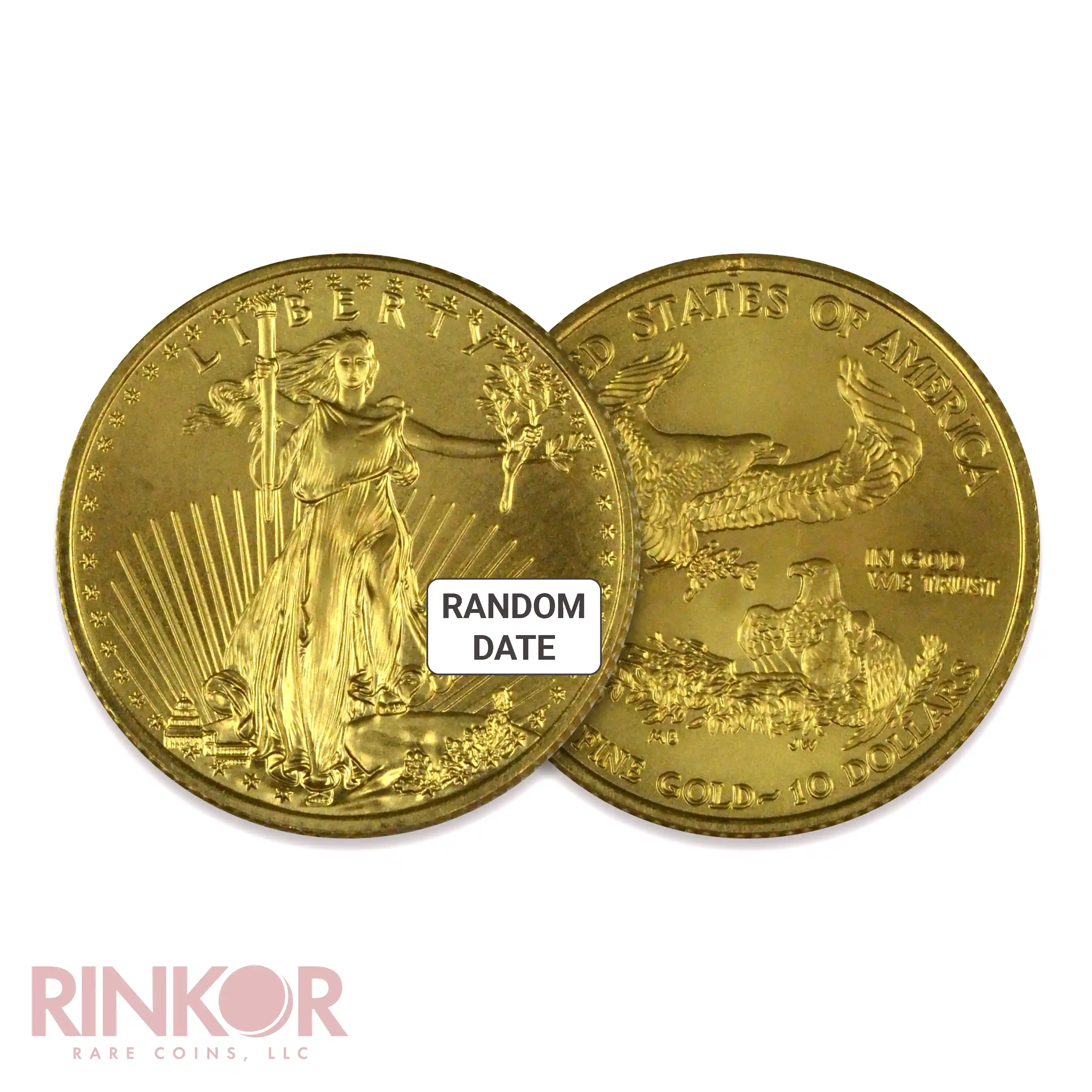 1/4oz American Gold Eagle Gem BU (Random Date)