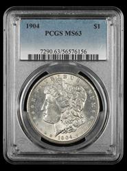 1904 $1 PCGS MS63