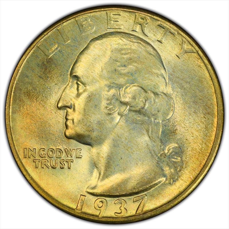 1937 25C PCGS MS 67+ CAC