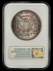1887 $1 Attractively Toned NGC  MS65