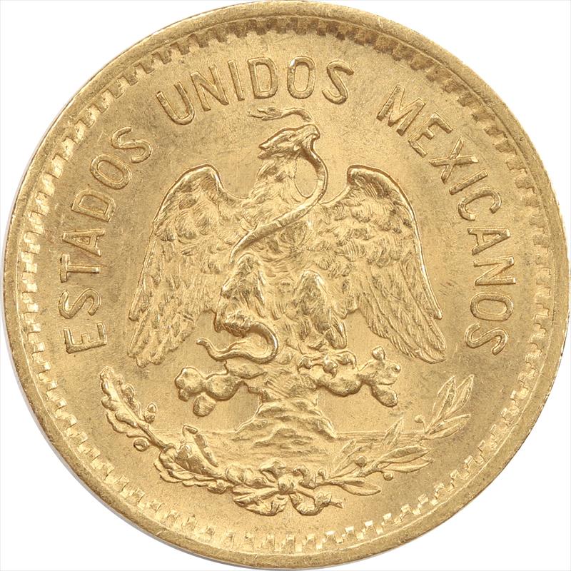 Mexican 10 Peso -.2411ozt of Gold- 