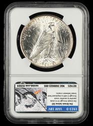 1923 D $1 NGC MS 63