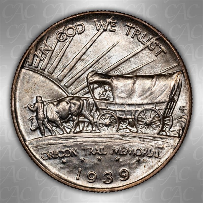 1939-D Oregon 50c CACG MS 67