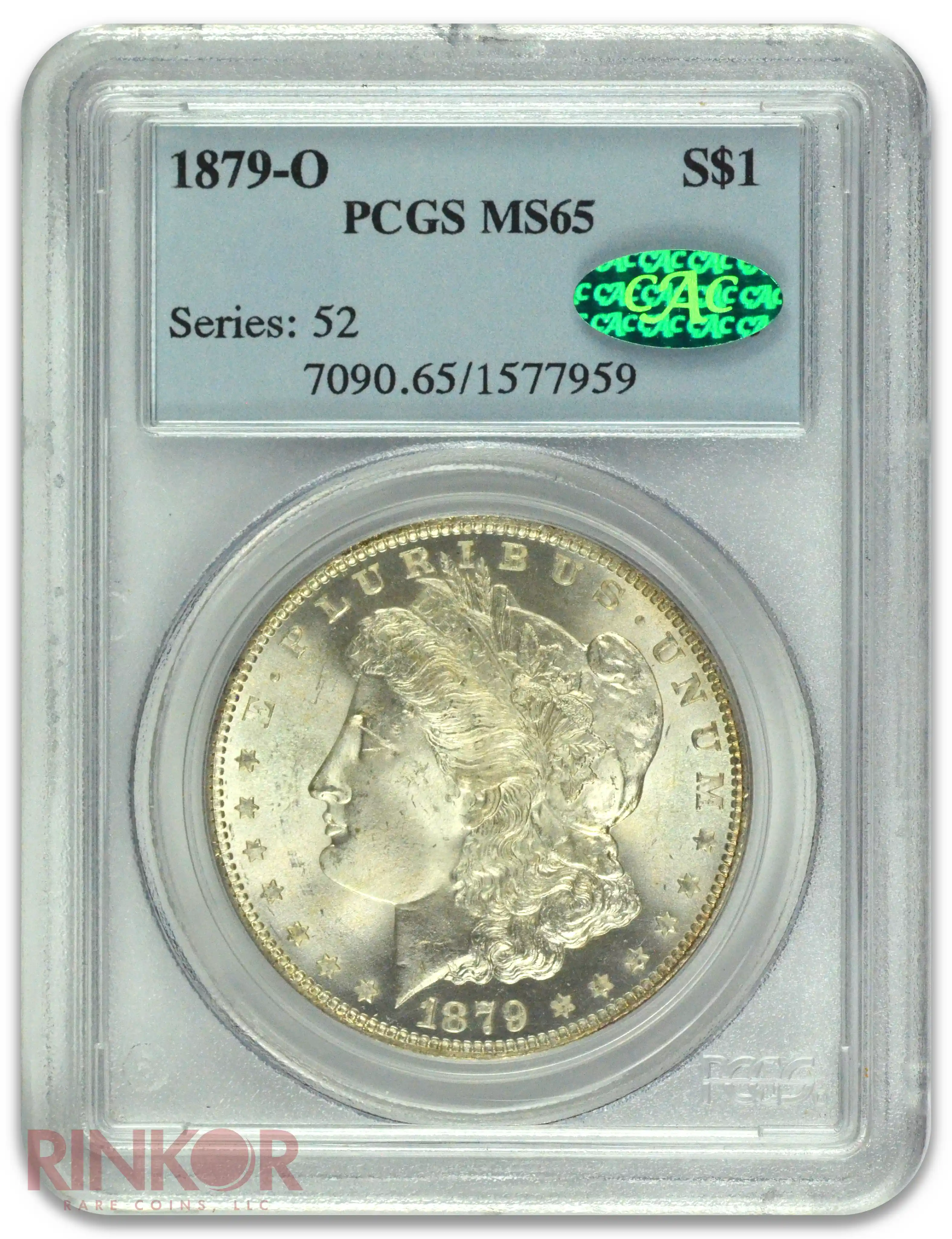 1879-O $1 Morgan Dollar PCGS MS 65 CAC