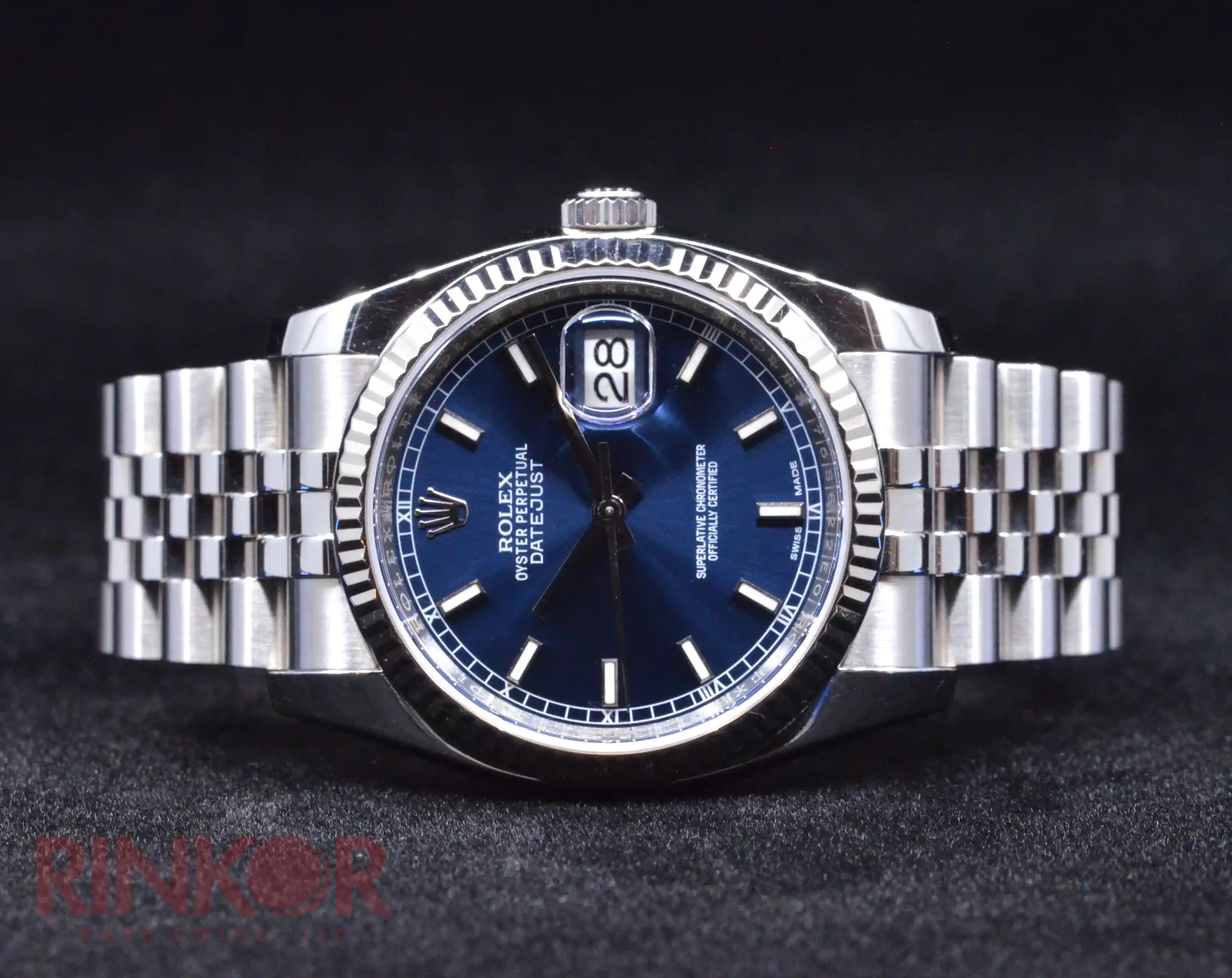 2011-2025 Rolex Blue Dial Datejust 36mm 116234 Watch Only