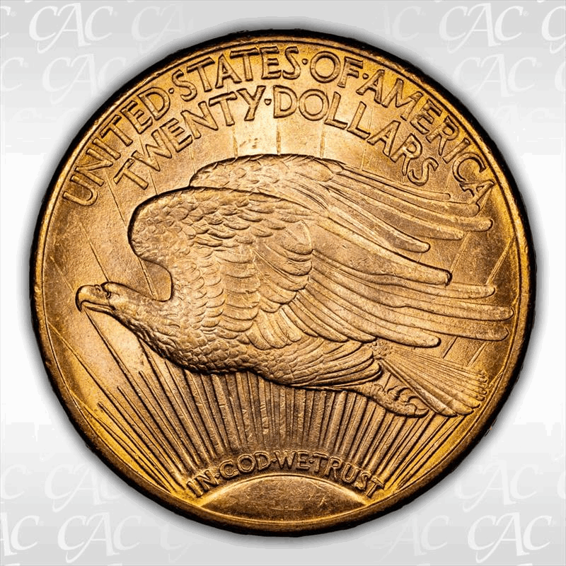 1910-D $20 CACG MS 64 