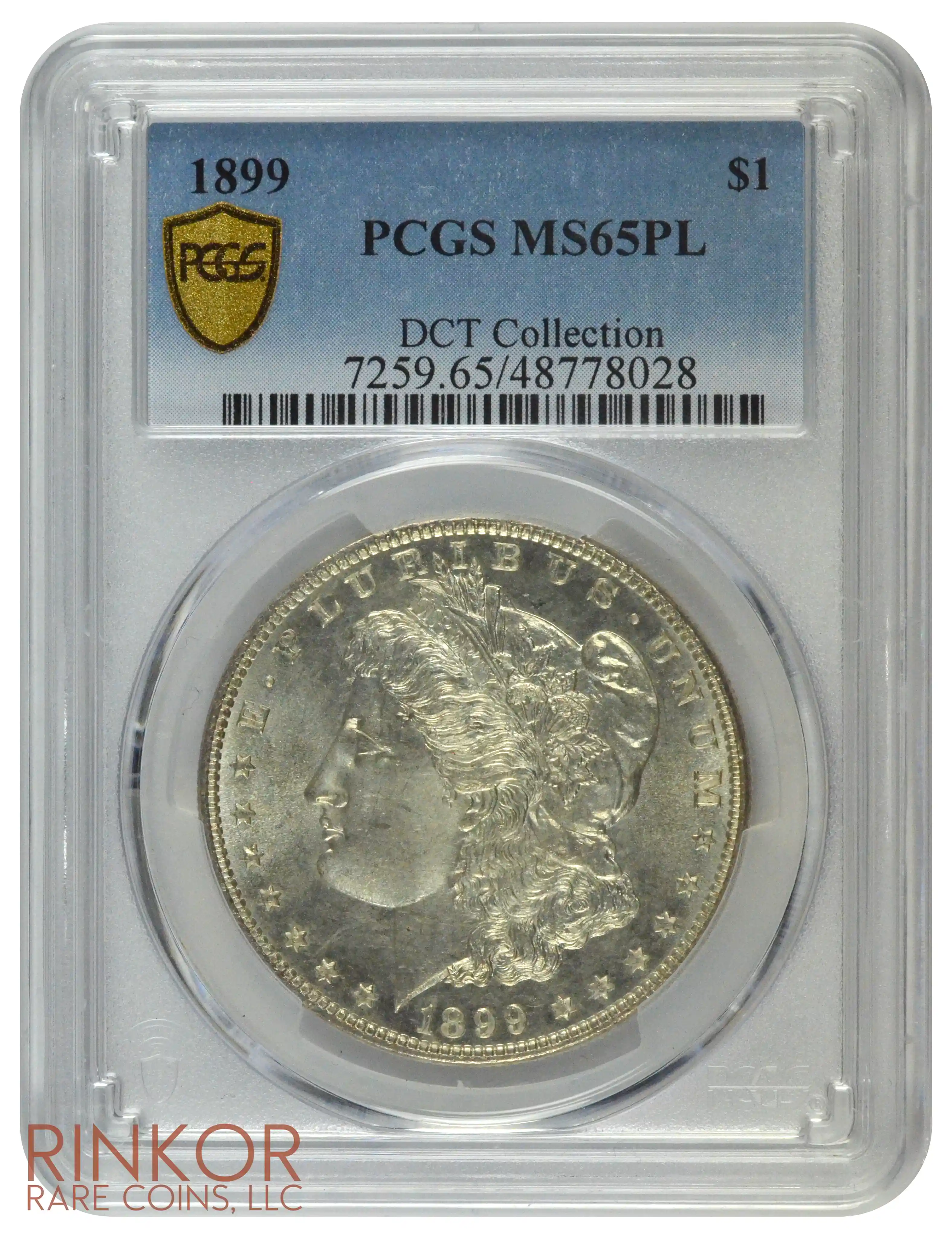 1899 $1 PCGS MS 65 PL