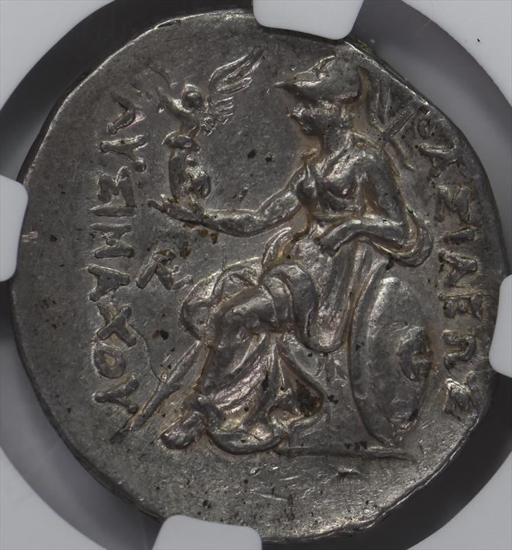 Kingdom Of Thrace Lysimachus, 305-281 BC AR Tetradrachm CH XF 