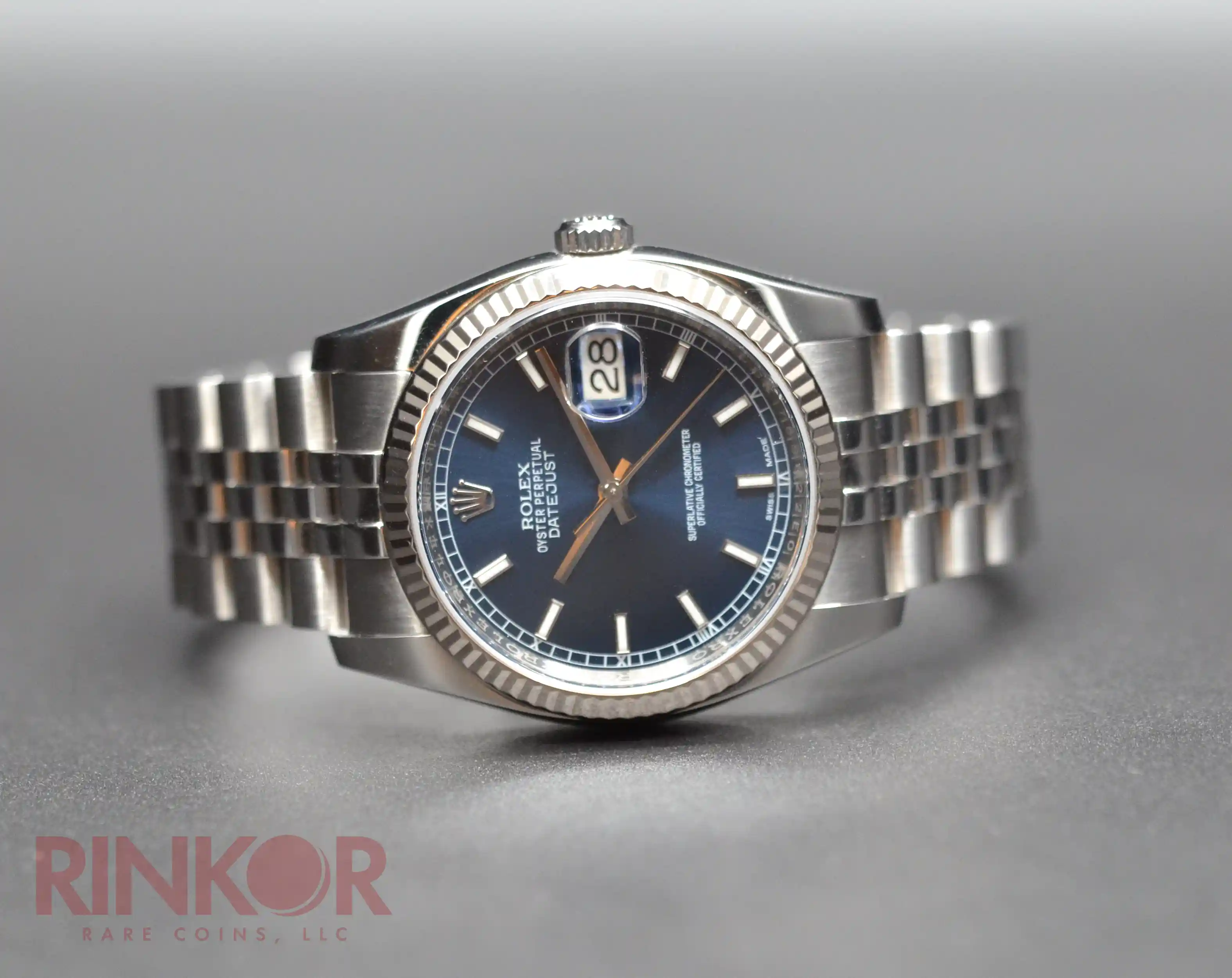 2011-2025 Rolex Blue Dial Datejust 36mm 116234 Watch Only