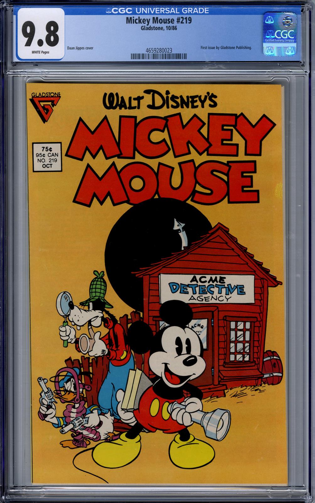 Mickey Mouse #219 CGC 9.8 (Gladstone, 1986) 
