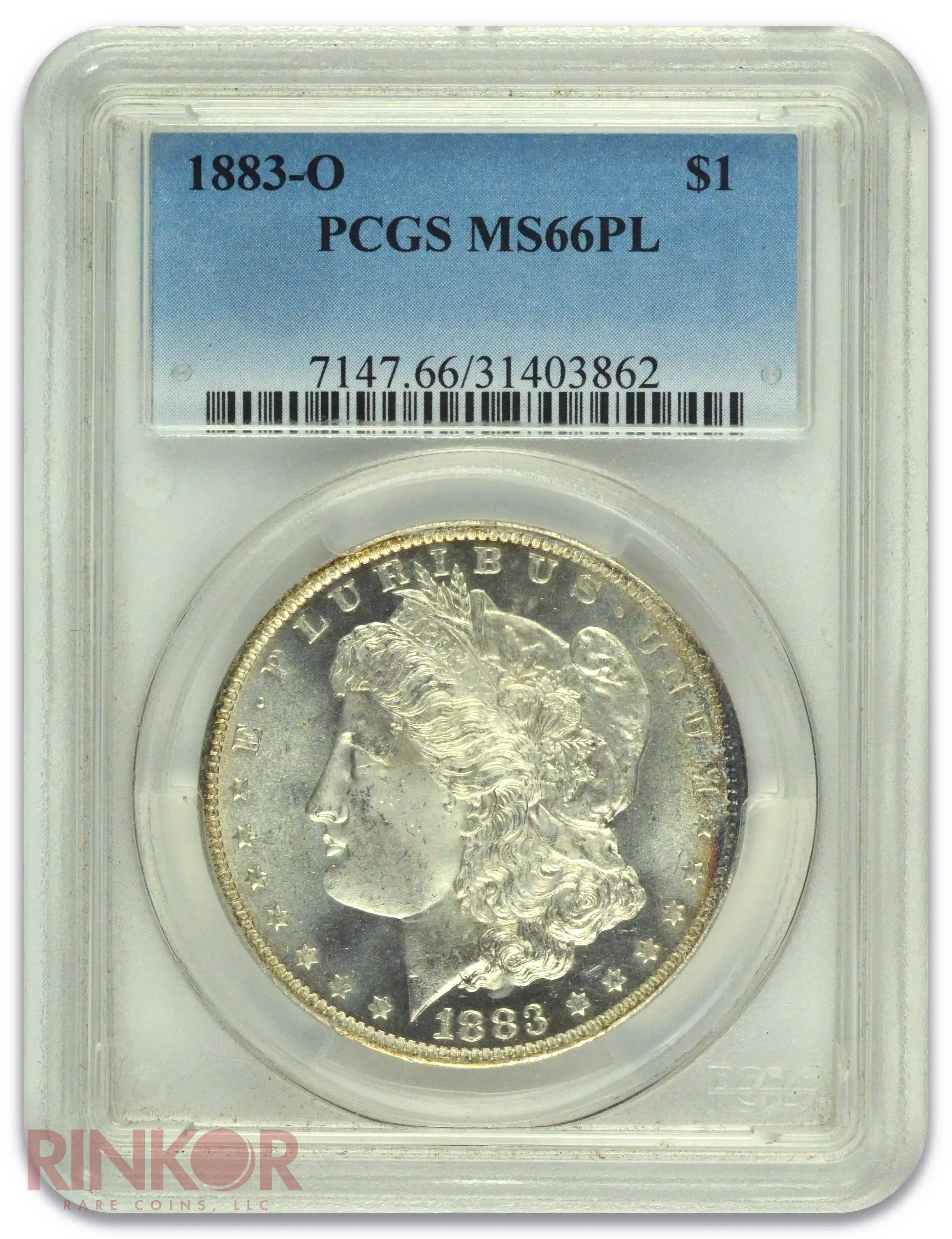 1883-O $1 Morgan Dollar PCGS MS 66 PL