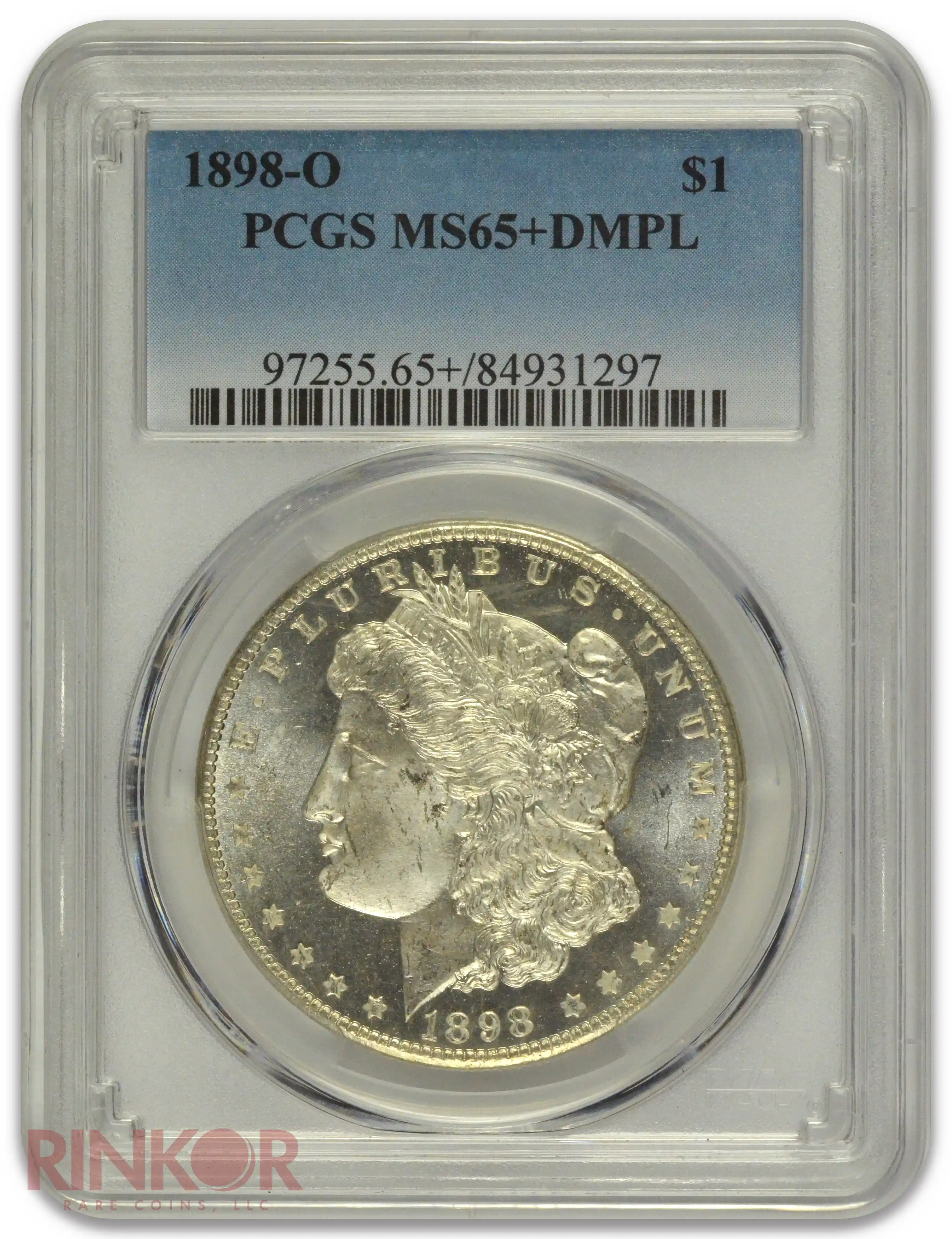 1898-O $1 Morgan Dollar PCGS MS 65+ DMPL