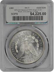 1879-S $1 Reverse of 1878 Morgan Dollar PCGS  (CAC) #3436-12 MS64