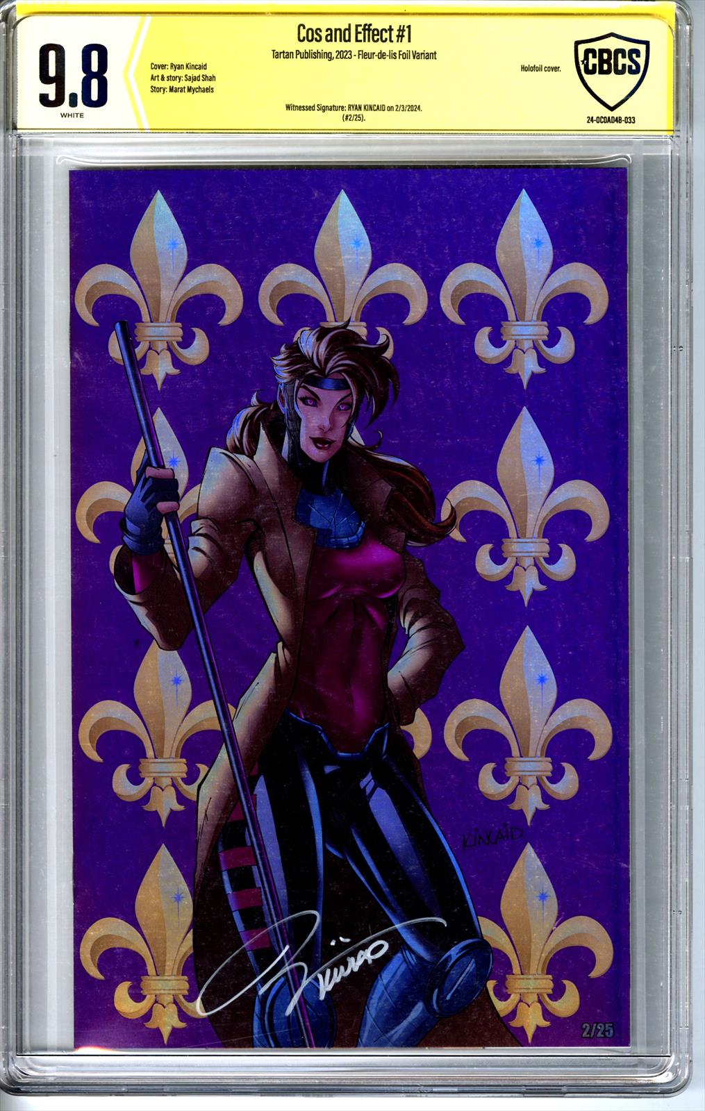 Cos And Effect #1 CBCS 9.8 Signed by Ryan Kincaid 