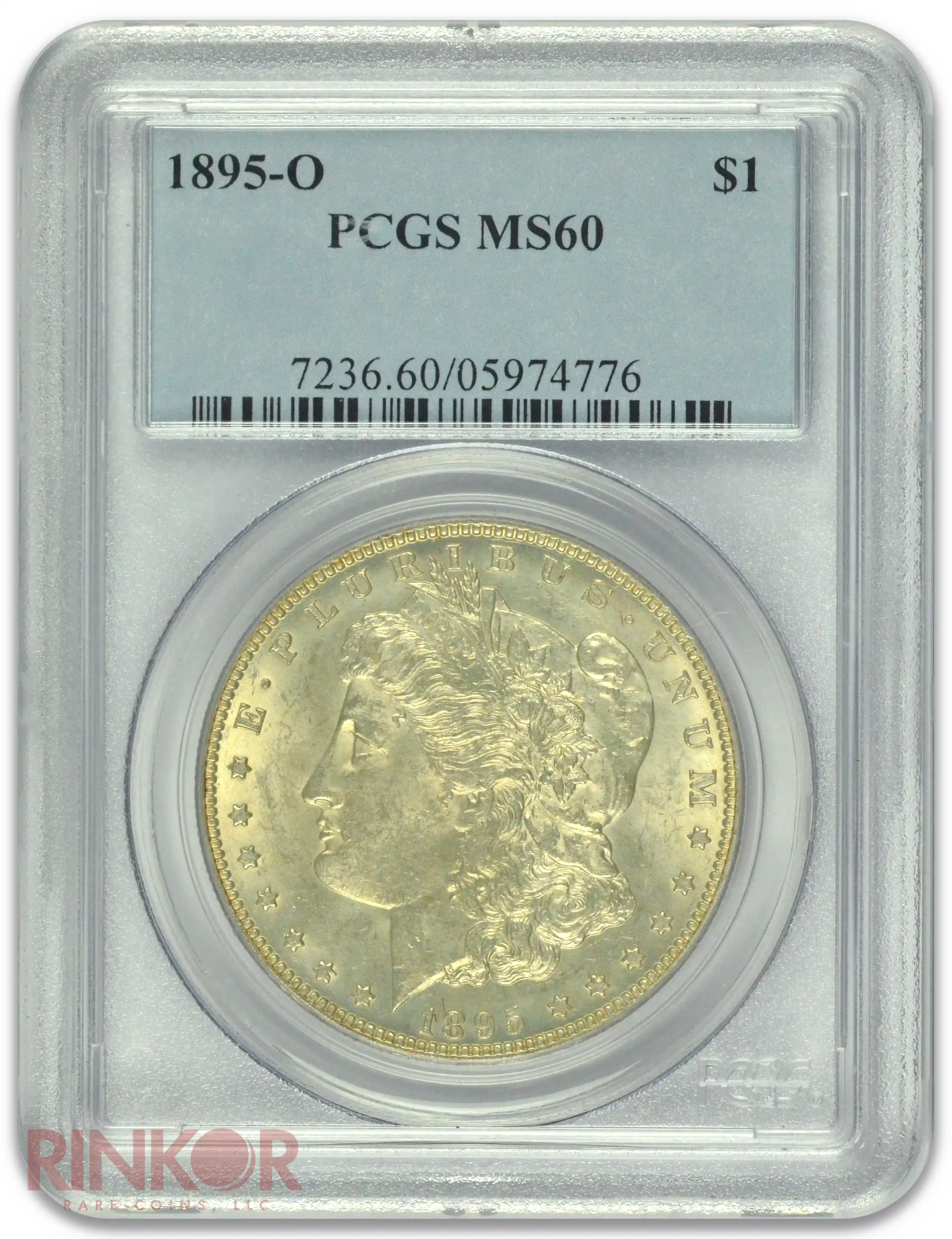 1895-O $1 Morgan Dollar PCGS MS 60