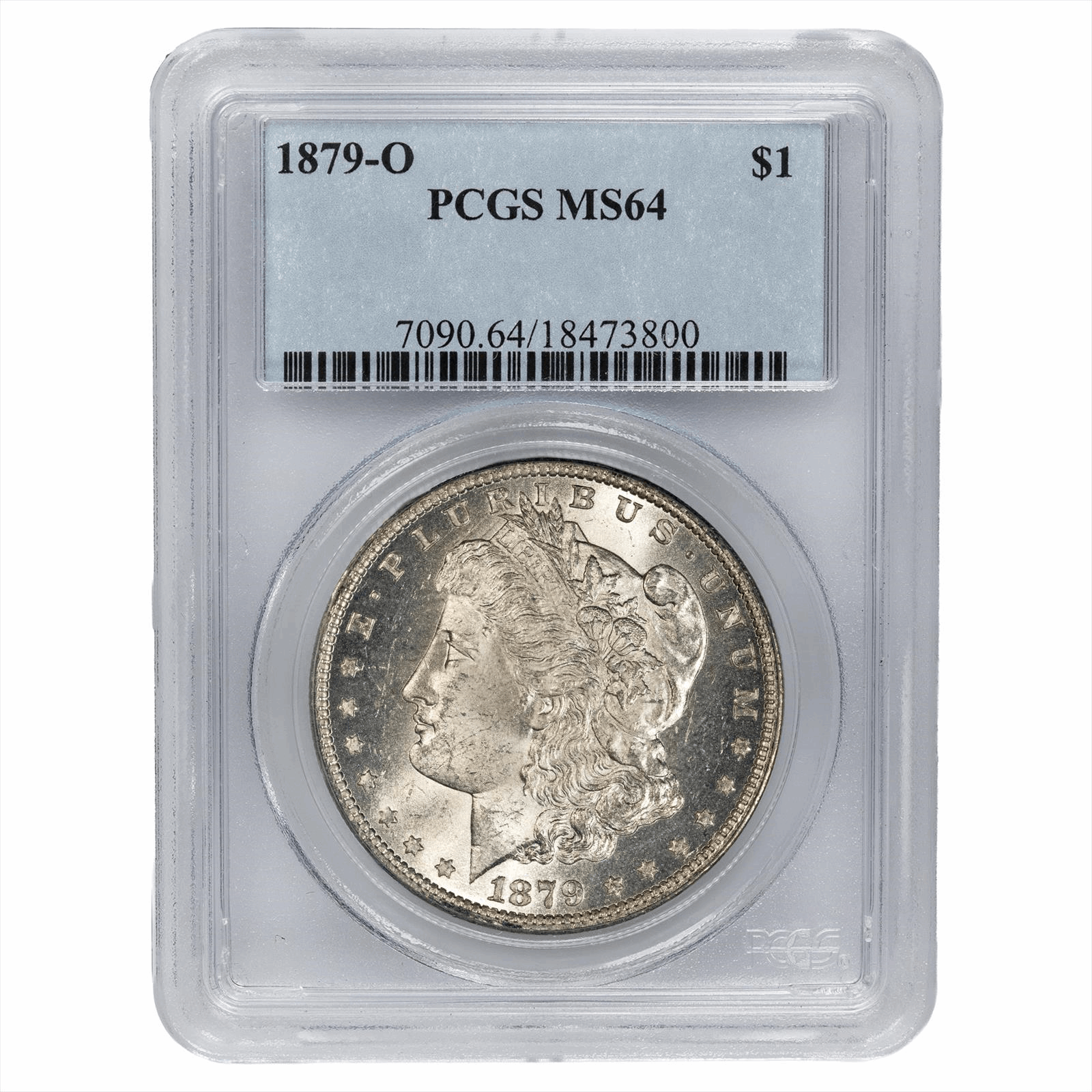 1879-O Morgan Silver Dollar $1 PCGS MS 64