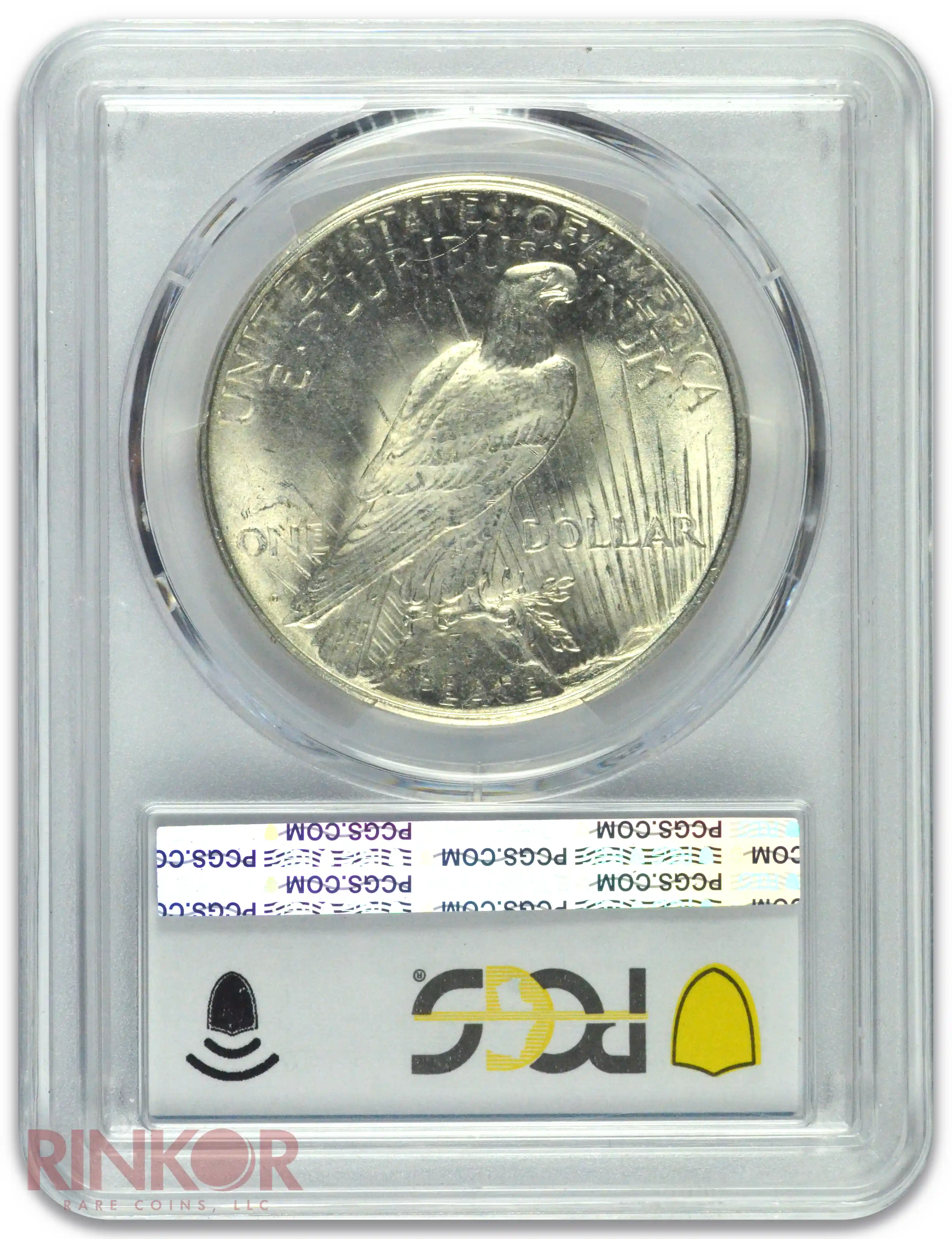 1923-D $1 Peace Dollar PCGS MS 65+ CAC