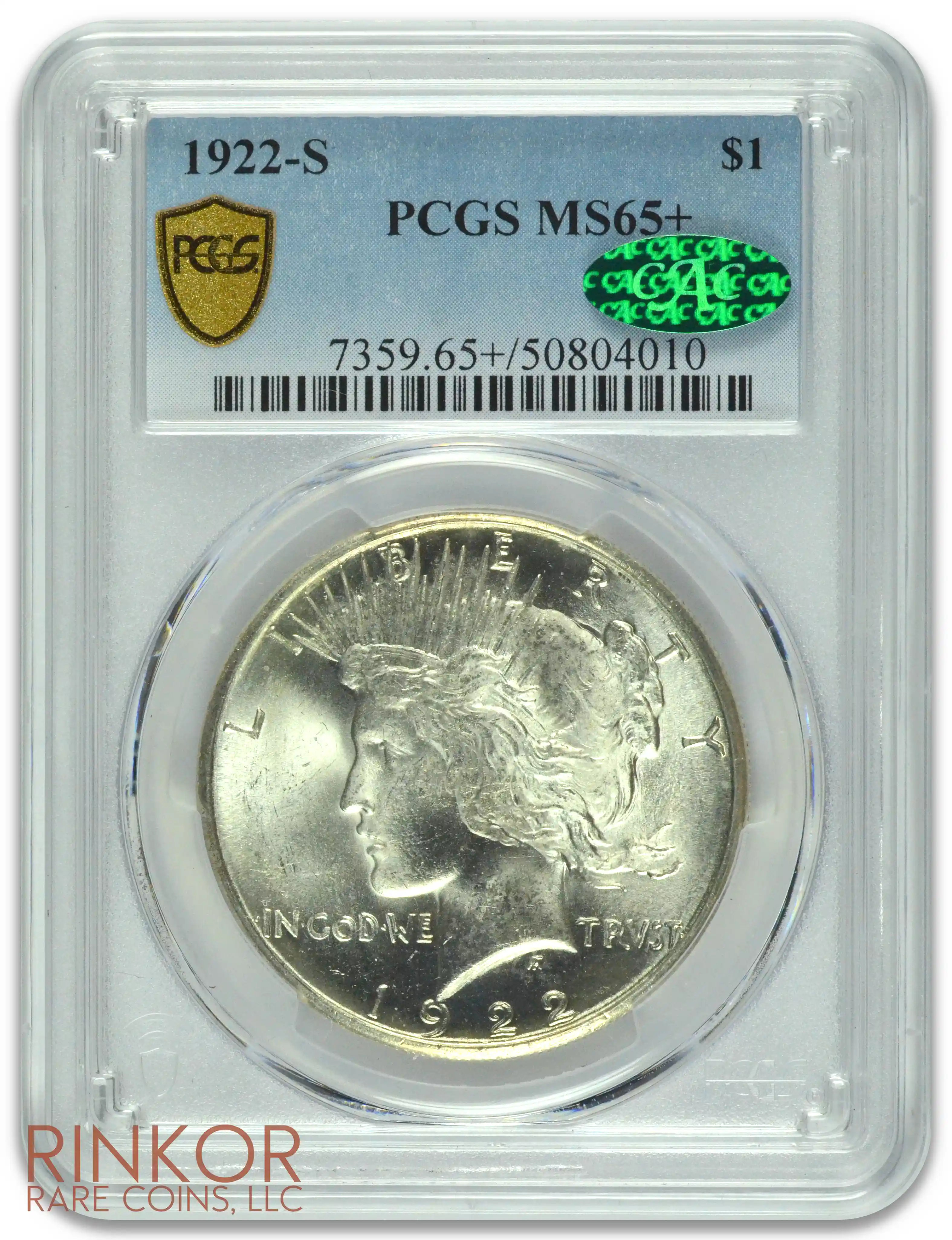 1922-S $1 PCGS