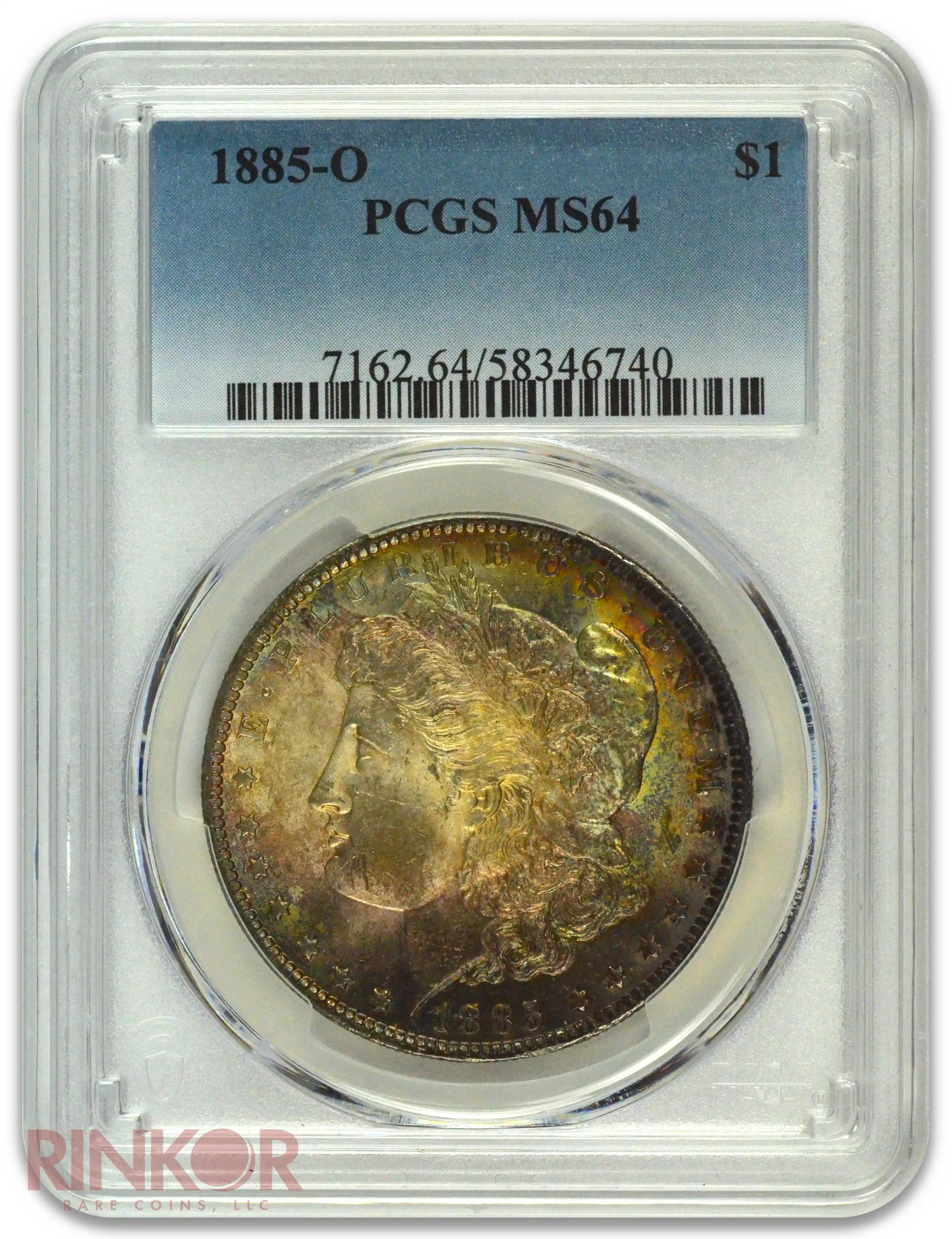 1885-O $1 Morgan Dollar PCGS MS 64