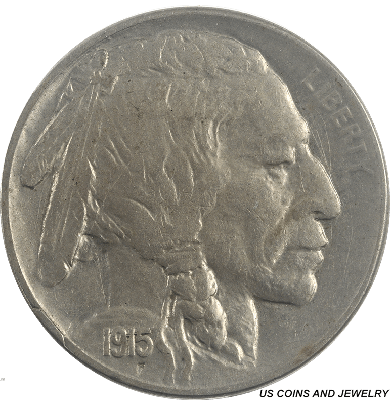 1915-D Buffalo Nickel Uncirculated - Nice Original Coin 