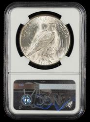 1925 S $1 NGC  MS63