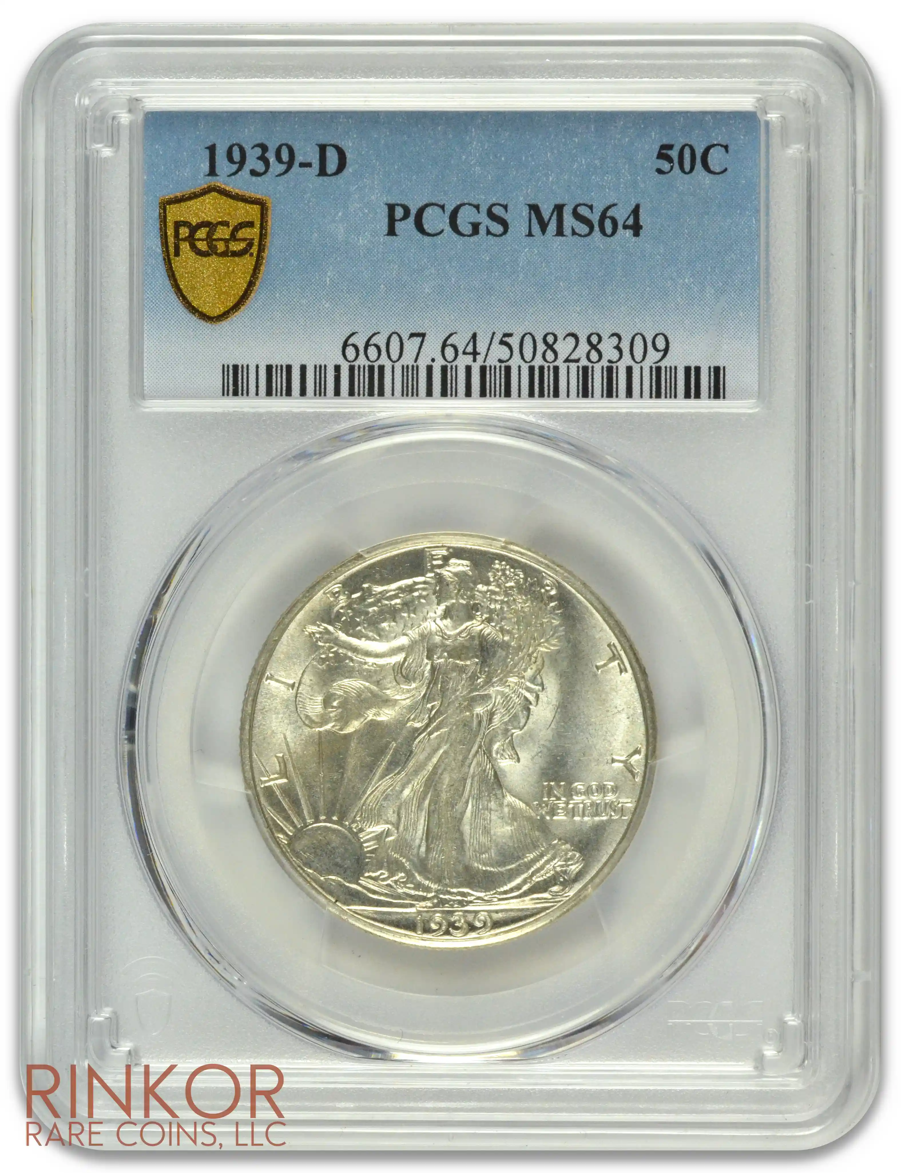 1939-D Walking Liberty PCGS MS 64