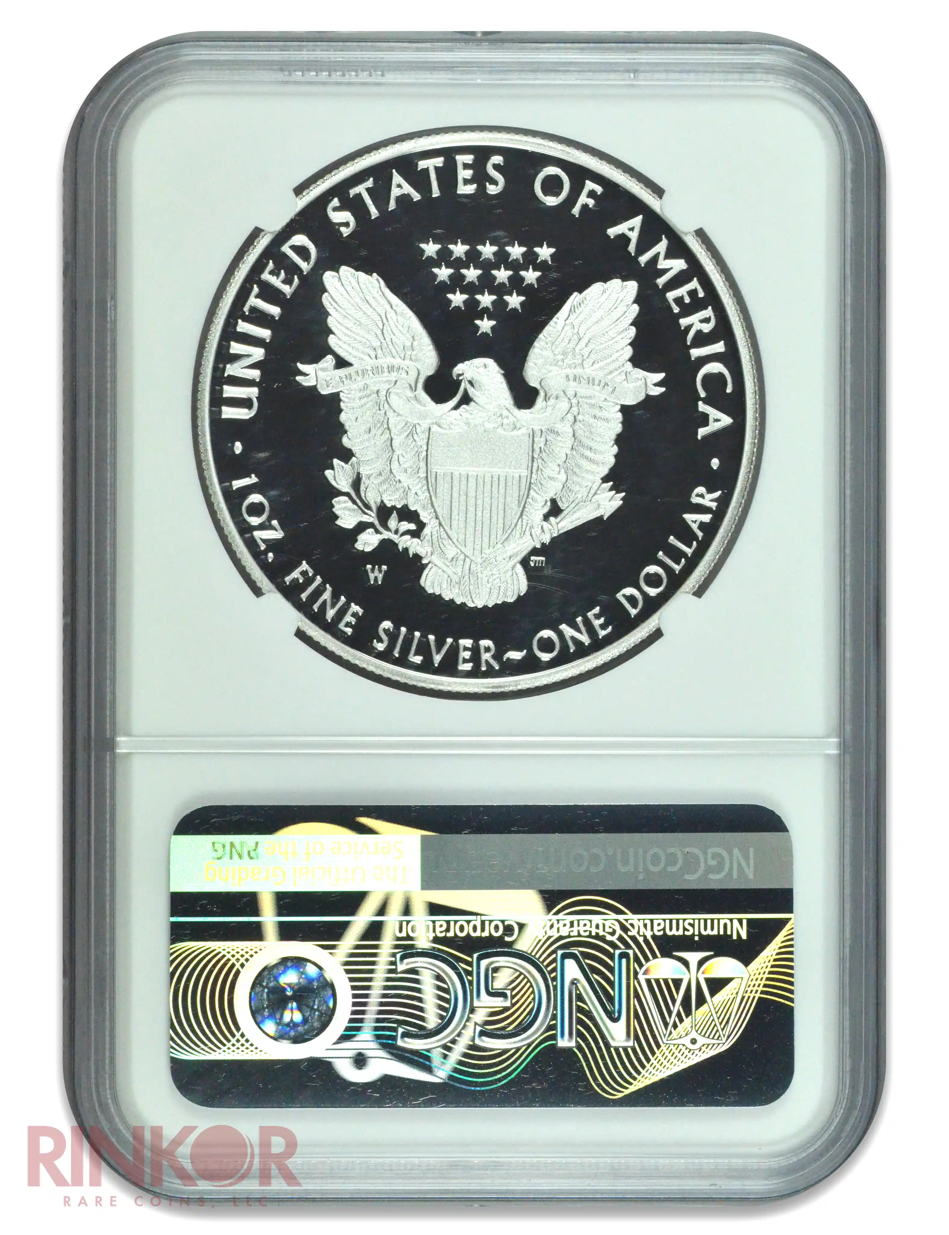 2020-W V75 WWII Privy Silver Eagle S$1 NGC PF 70