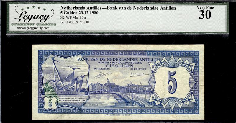 Netherlands Antilles Bank van de Nederlandse Antillen Very Fine 30 