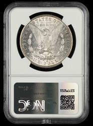1890 S $1 NGC AU-58