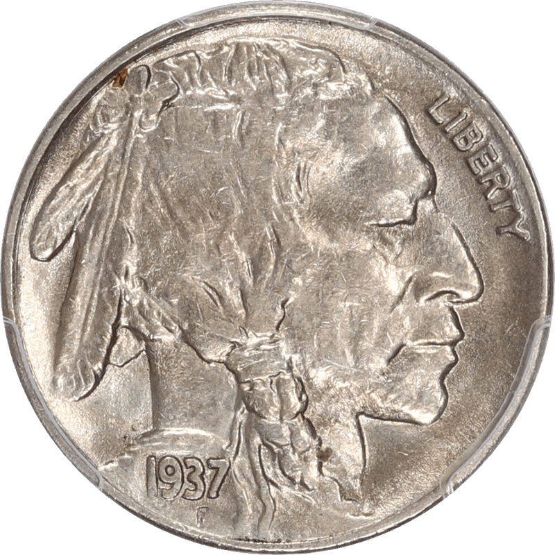 1937-S Buffalo Nickel 5c, PCGS MS 62