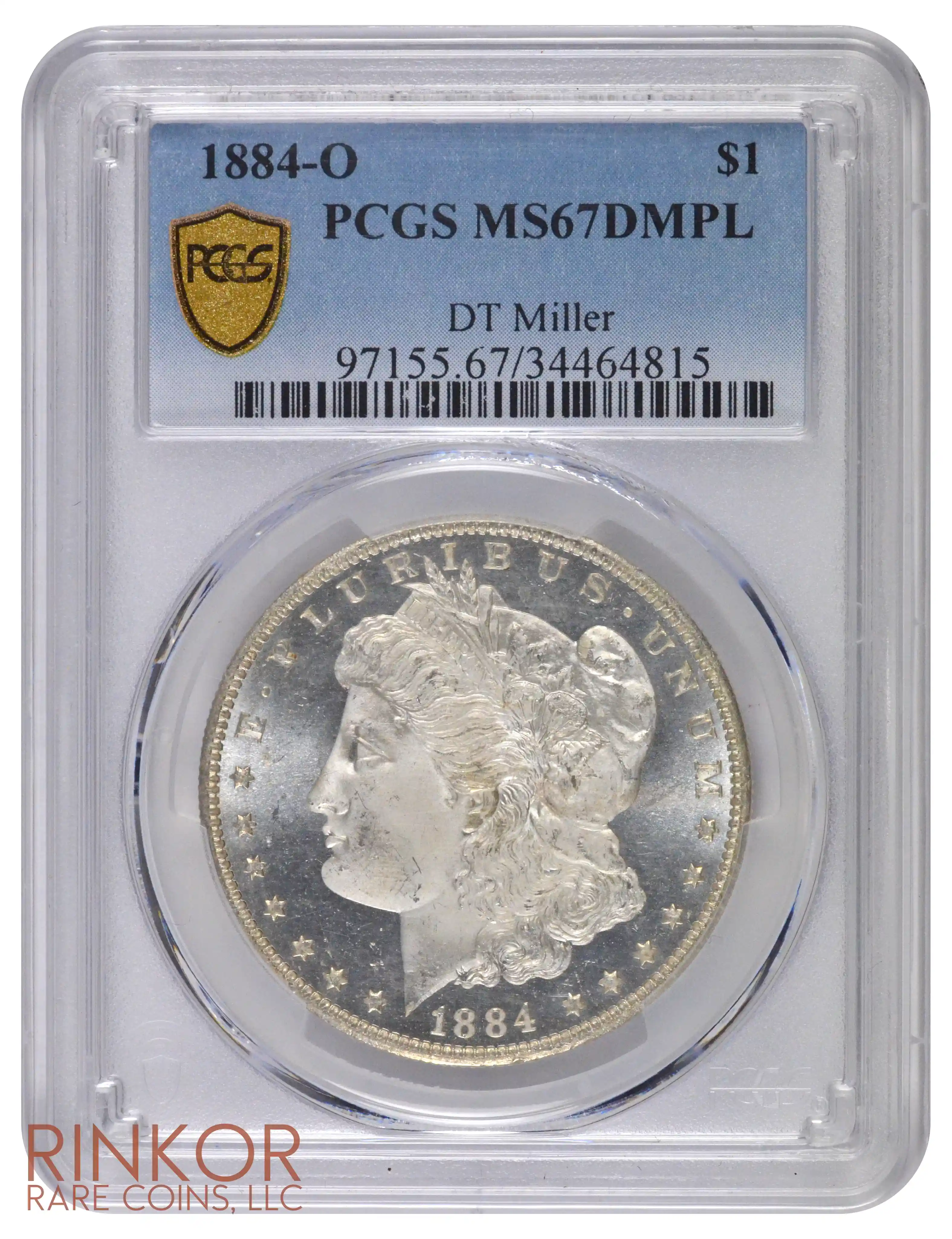 1884-O $1 PCGS MS 67 DMPL 