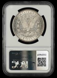1887 S $1 NGC AU 53