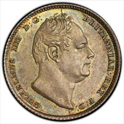 1834 Great Britain 6D PCGS MS62 