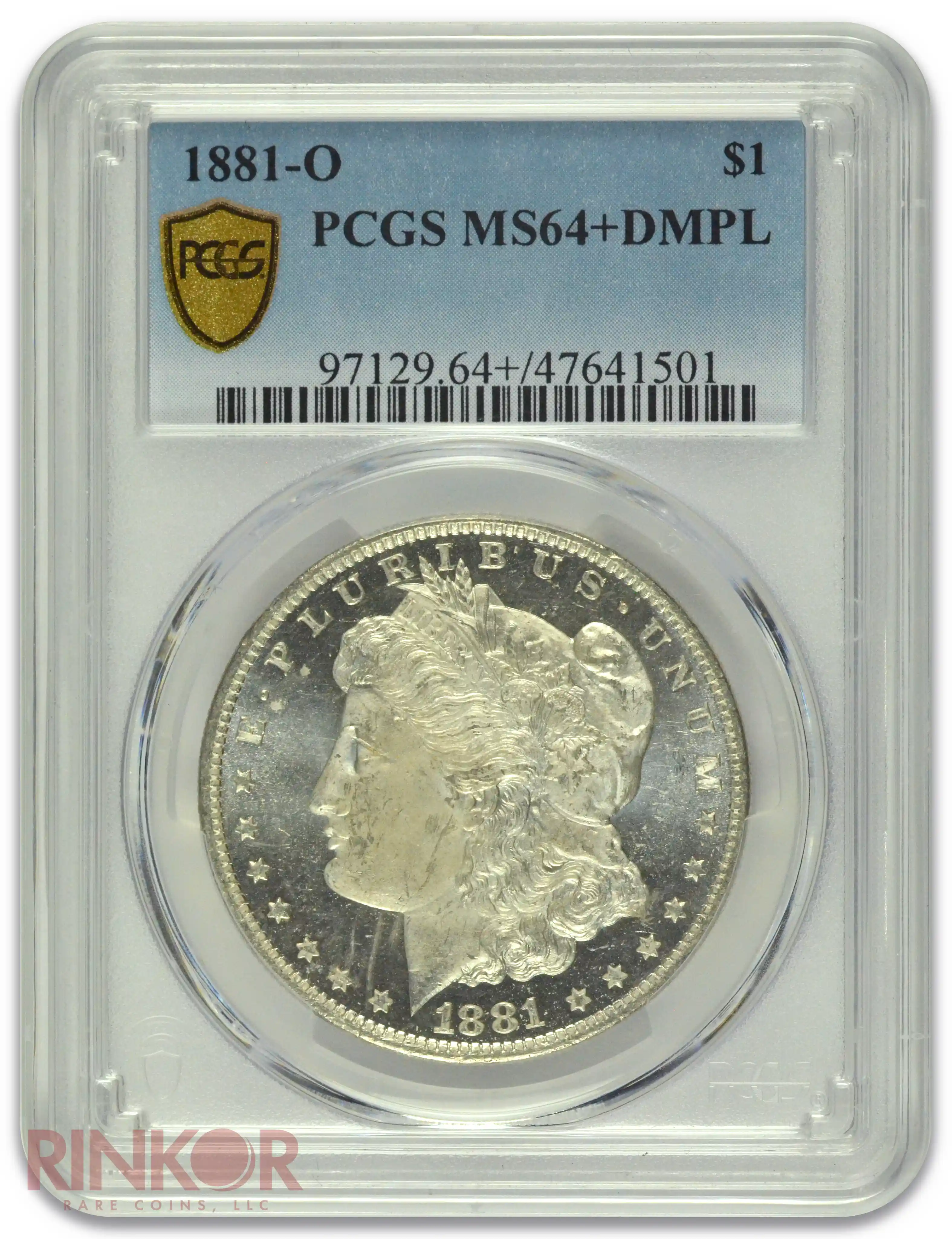 1881-O $1 Morgan Dollar PCGS MS 64+ DMPL