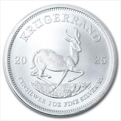 2025 1oz South African Silver Krugerrand, BU 