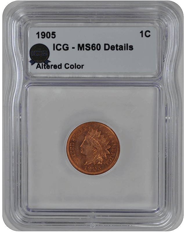 1905 Indian ICG (P) MS 60