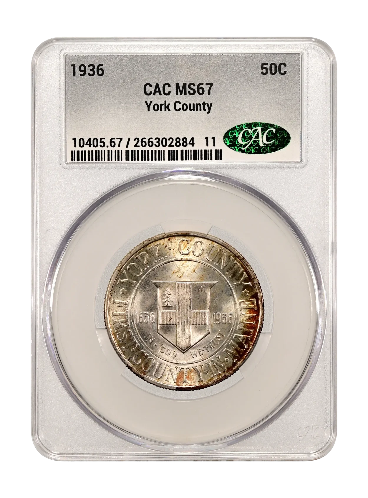 1936 York 50C CACG MS 67