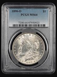 1890 O $1 PCGS MS64 MS64