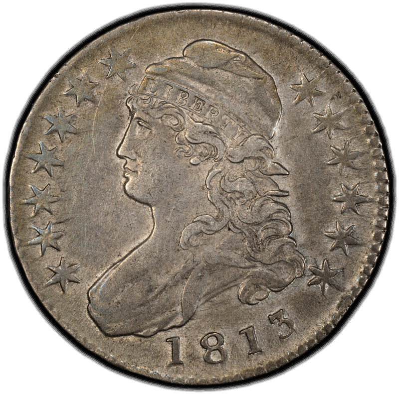 1813 50c PCGS XF40 CAC 
