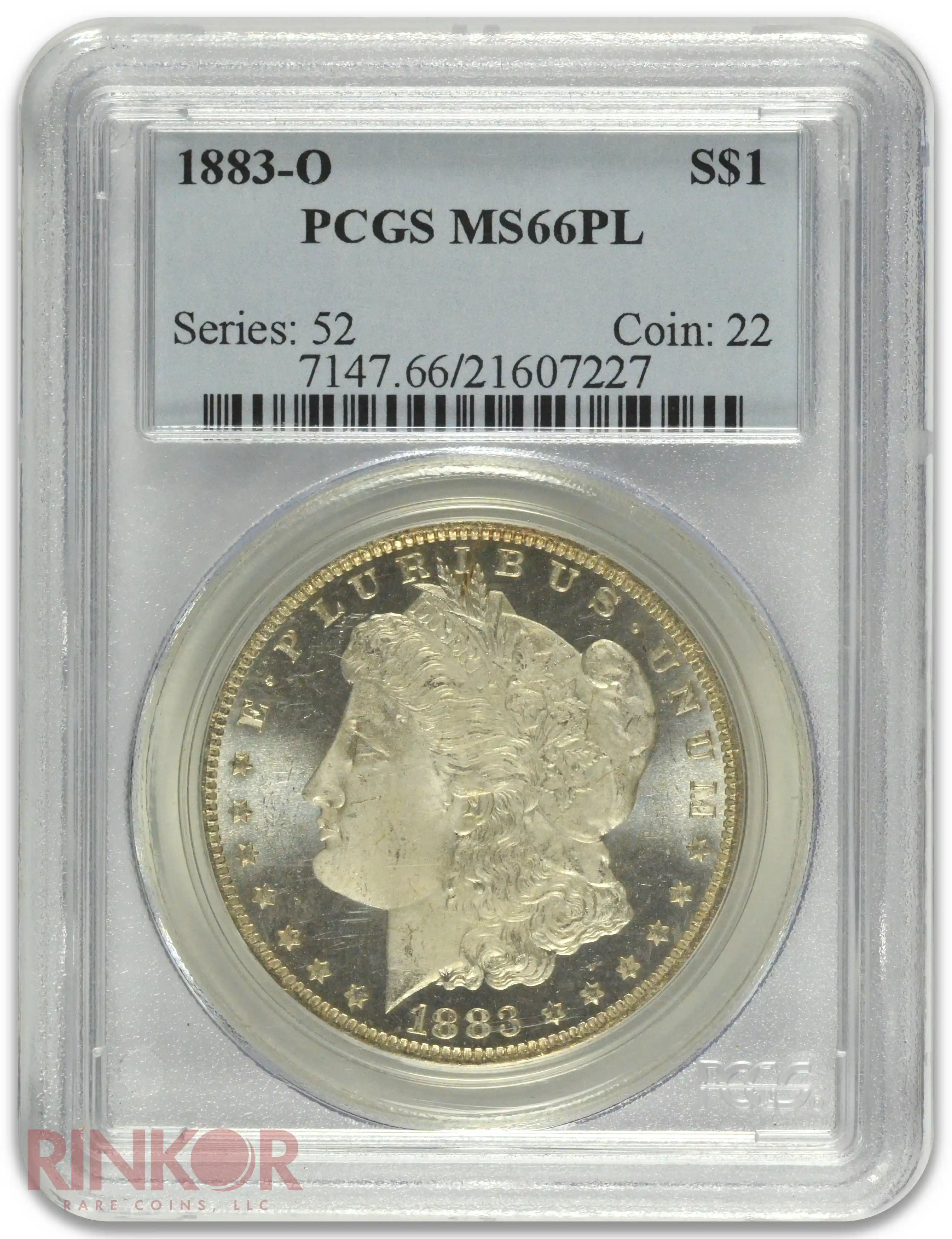 1883-O $1 PCGS MS 66 PL