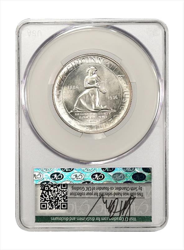 1936 Cincinnati 50c CACG MS 64 WitterBrick
