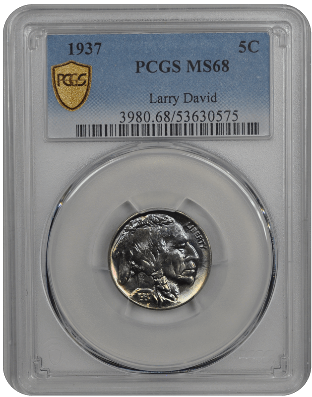 1937 Buffalo PCGS MS 68