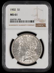 1902 $1 NGC MS61 MS61