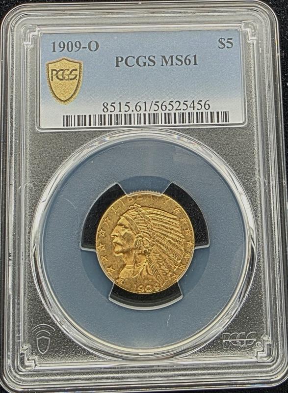 1909-O Indian Head PCGS MS61