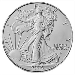 2026 Silver American Eagle - BU 