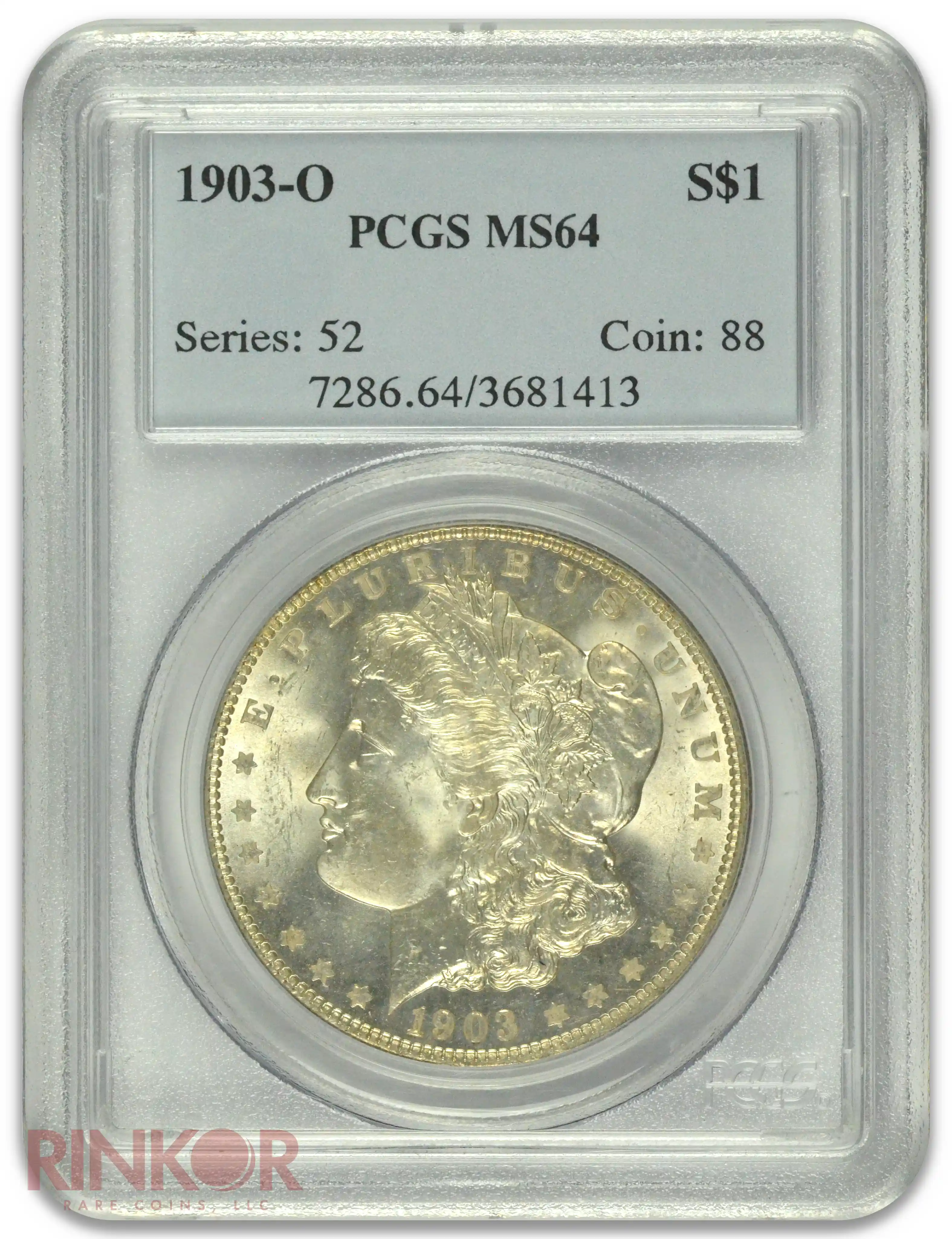 1903-O $1 Morgan Dollar PCGS MS 64 