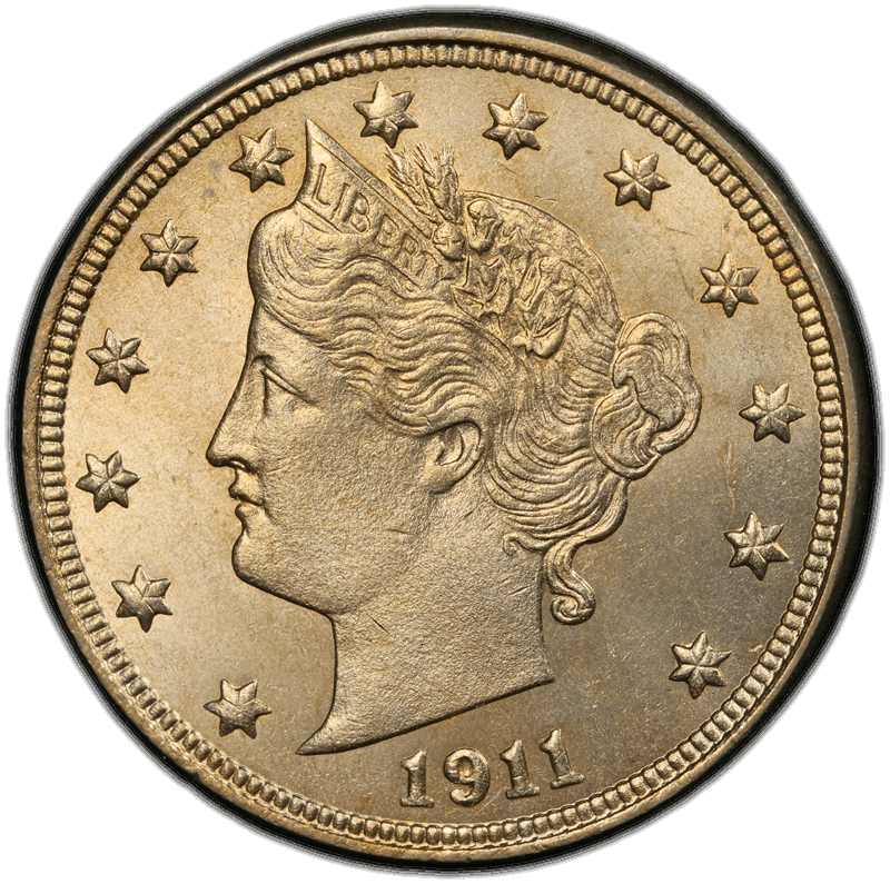 1911 5C PCGS MS 65 CAC