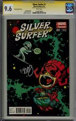 Silver Surfer #1 CGC Signature Series 9.6 (Marvel, 2014) Signed by Skottie Young 